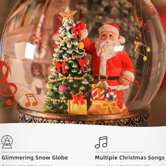 Christmas Snow Globe with Santa Claus - Picture 4 of 6